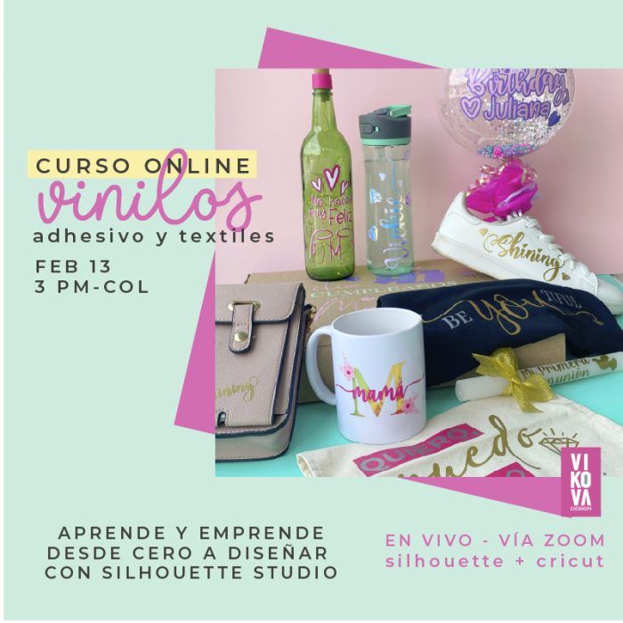 Curso de vinilos adhesivos y textiles con cameo