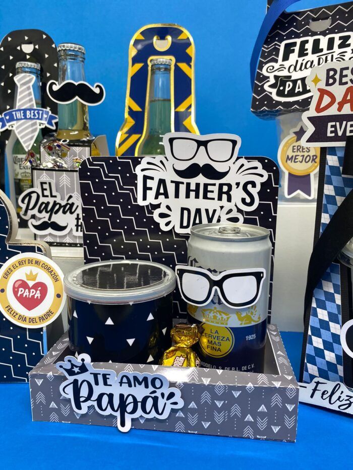 Plantillas de empaques para Papá Geniales