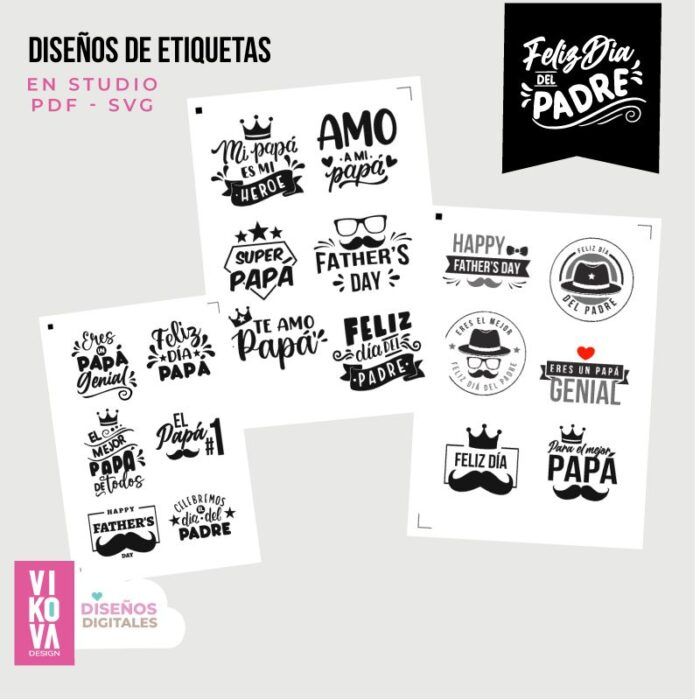 Plantillas de empaques para Papá Súper Geniales - Imagen 11
