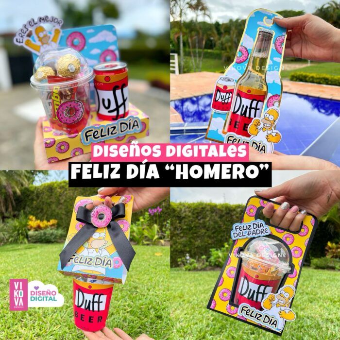 Plantillas de empaques de los Simpsons - Imagen 2
