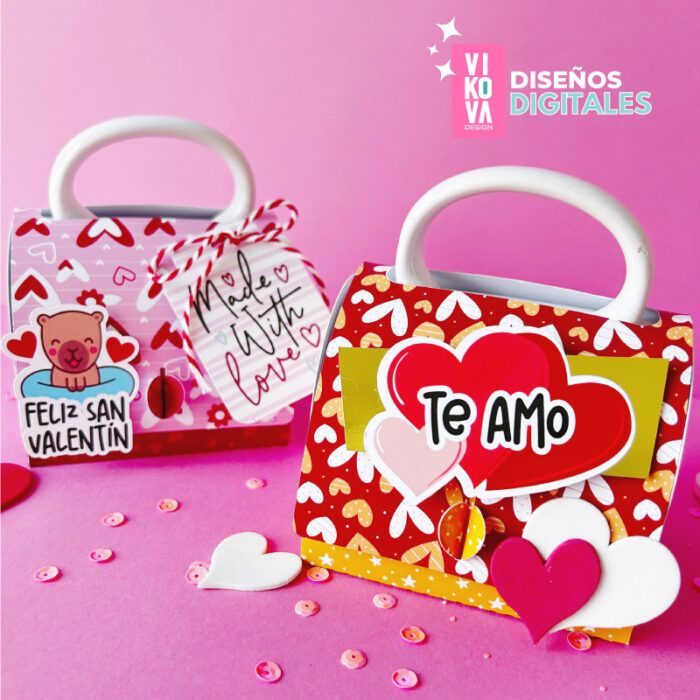 Plantilla de empaque buzón para tazas - Imagen 2