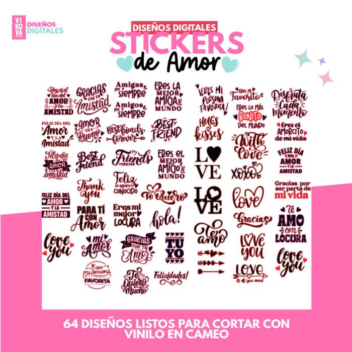 Plantillas de Stickers de Amor - Imagen 3
