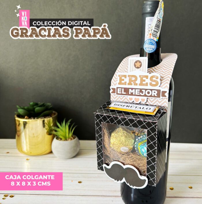 Plantillas de empaques "gracias papá" - Imagen 3