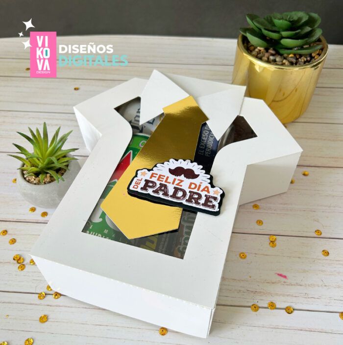 Plantilla de caja camisa 3d - Imagen 2