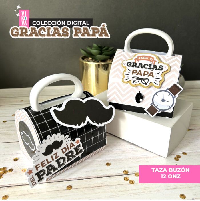 Plantillas de empaques "gracias papá" - Imagen 5