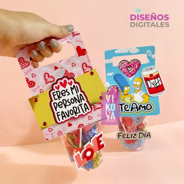 VIKOVA DESIGN Plantillas Digitales de Papeleria Creativa Plantilla de empaque tapa de vaso domo
