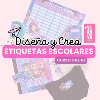 curso etiquetas escolares clase