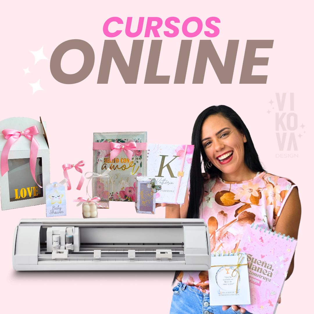 cursos online papeleria creativa cameo vikova design